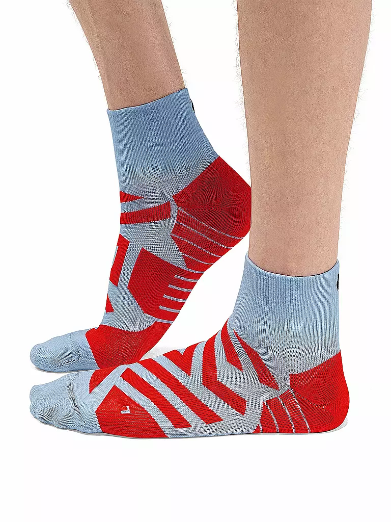 ON | Herren Laufsocken Performance Mid | blau