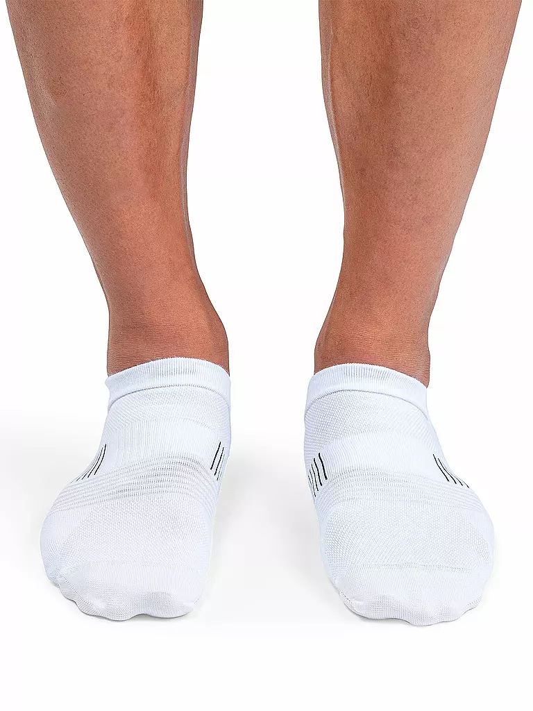 ON | Herren Laufsocken Ultralight Low | weiss