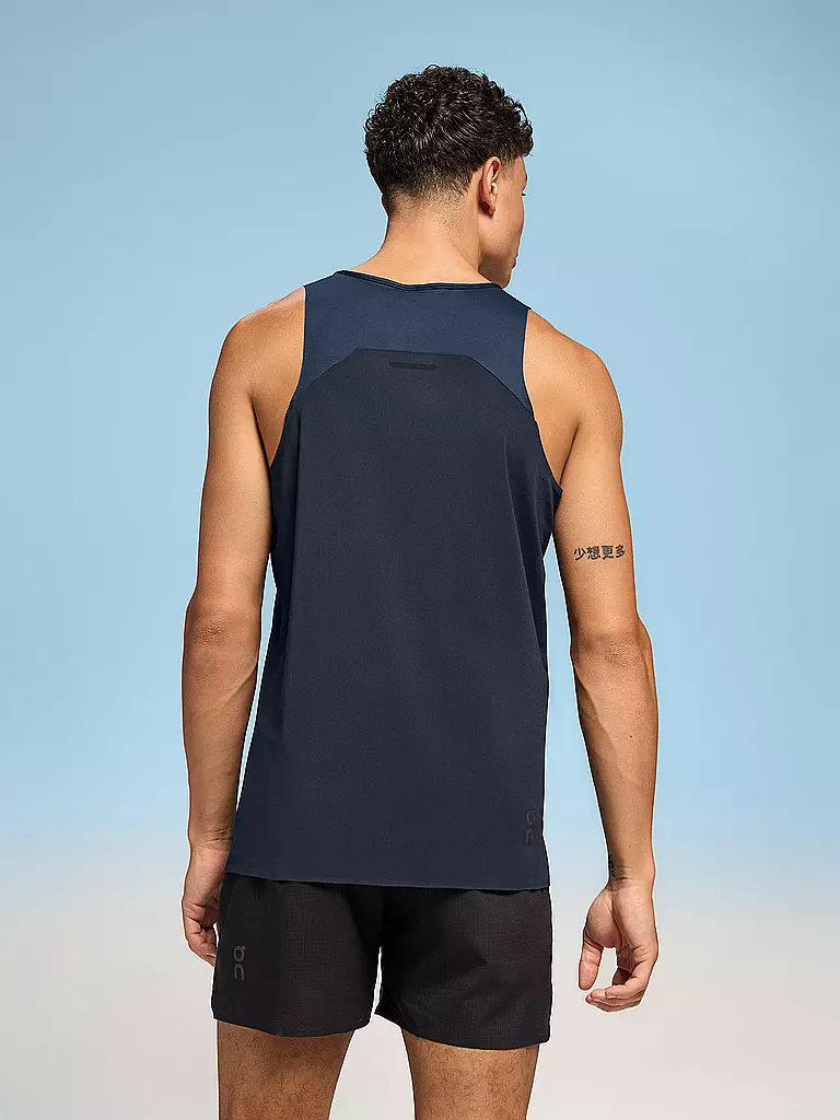 ON | Herren Lauftank Performance | blau