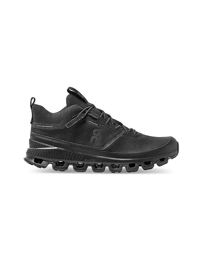 ON | Herren Schuhe Cloud Hi Waterproof ALL BLACK | schwarz