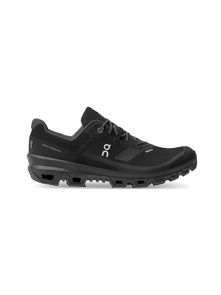 ON | Herren Traillaufschuhe Cloudventure Waterproof | schwarz