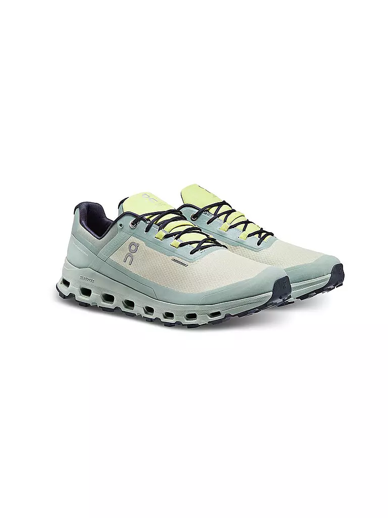 ON | Herren Traillaufschuhe Cloudvista Waterproof CHALK MOSS | grün