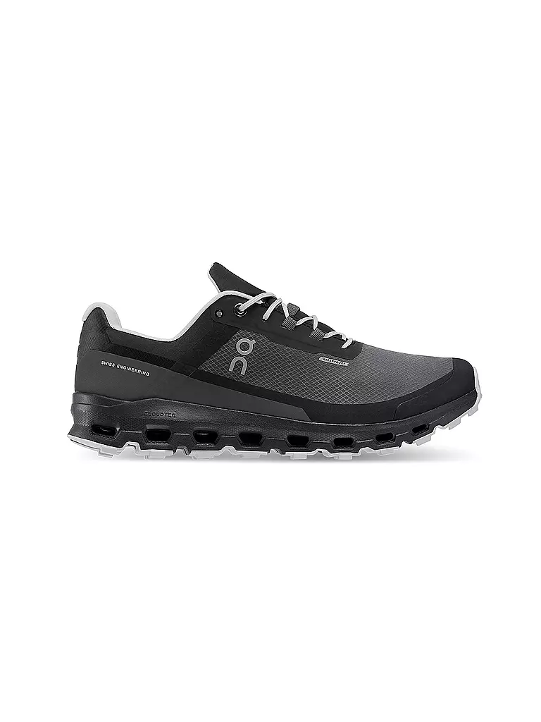 ON | Herren Traillaufschuhe Cloudvista Waterproof ECLIPSE BLACK | schwarz