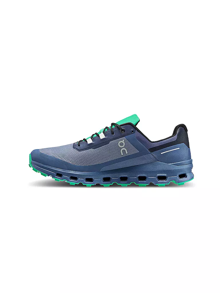 ON | Herren Traillaufschuhe Cloudvista Waterproof METAL DENIM | blau