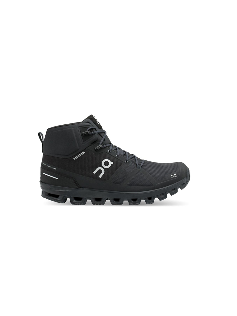 ON | Herren Wanderschuh Cloudrock Waterproof | schwarz