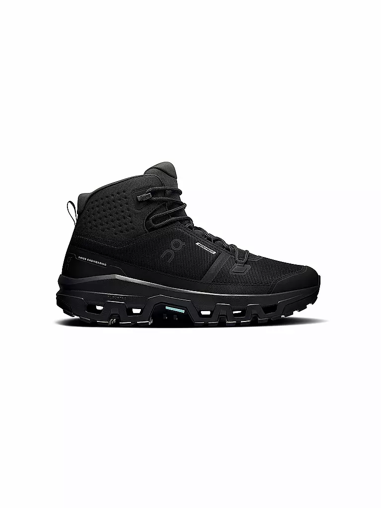 ON | Herren Wanderschuhe Cloudrock Mid WP | schwarz