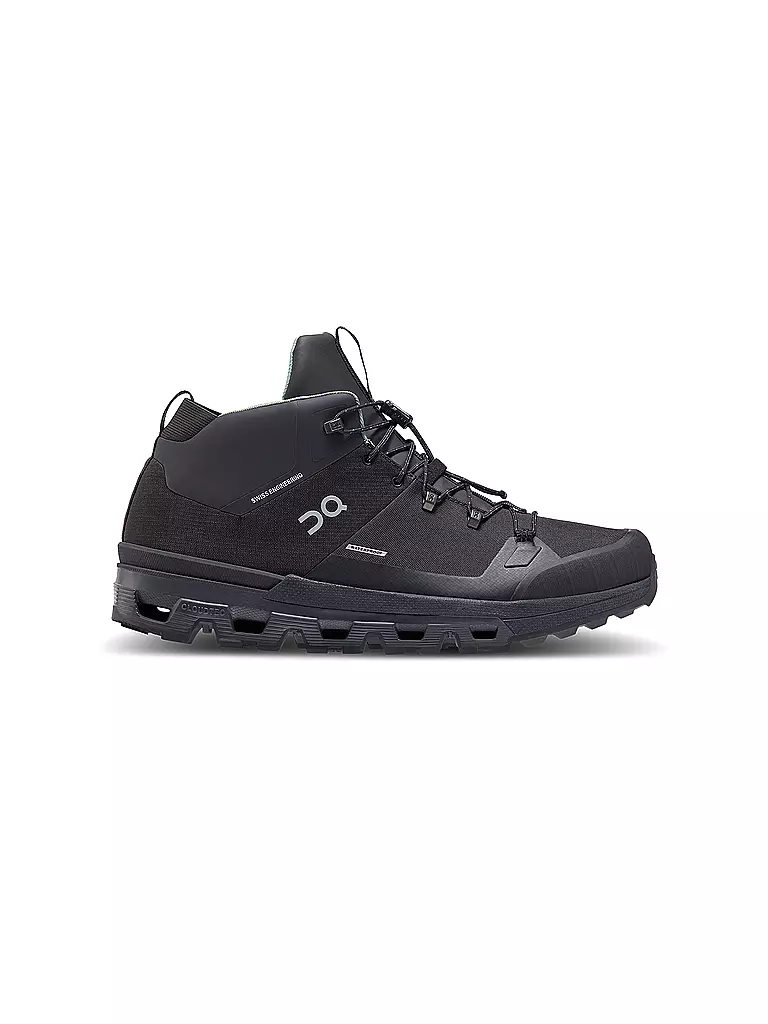 ON | Herren Wanderschuhe Cloudtrax Waterproof BLACK | schwarz