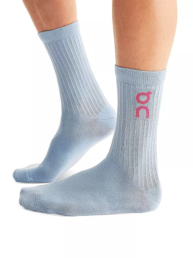 ON | Laufsocken Logo Sock 3-Pack | hellblau