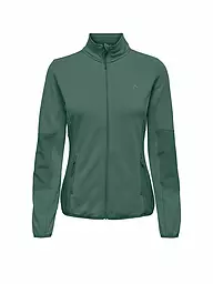 ONLY PLAY |  Damen Fitness Fleecejacke  | dunkelgrün