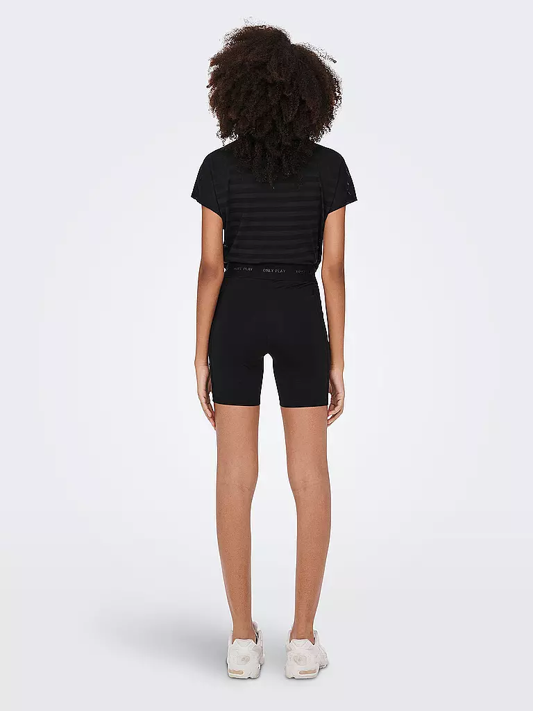 ONLY PLAY | Damen Fitnessradler High Waist | schwarz