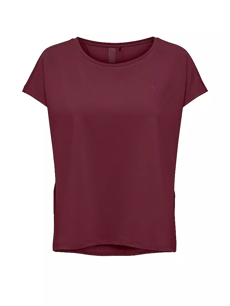 ONLY PLAY | Damen Fitnessshirt | dunkelrot