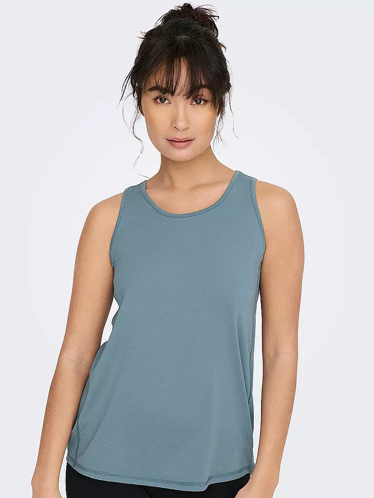 ONLY PLAY | Damen Fitnesstank ONPMILA | blau