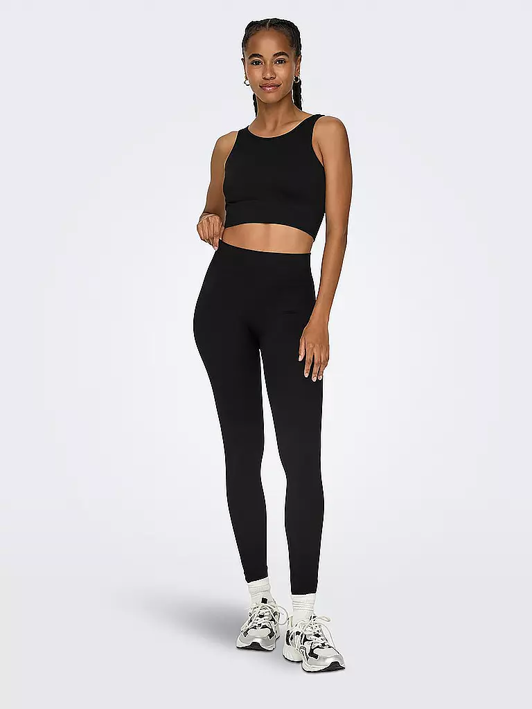 ONLY PLAY | Damen High Waist Fitnesstight Jaia | schwarz