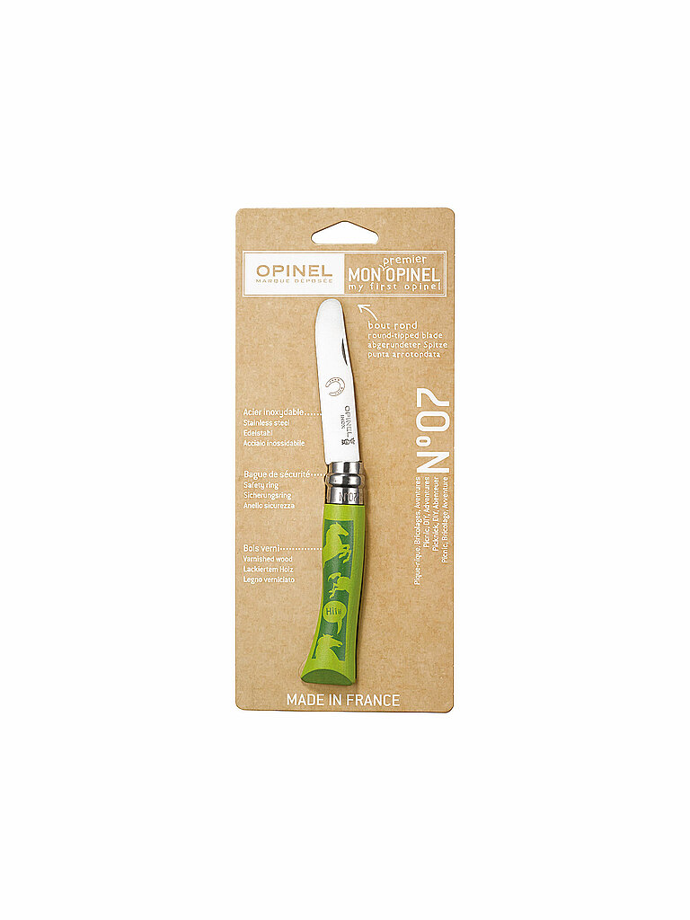 OPINEL Kinder Klappmesser Nr.7 Pferd grün
