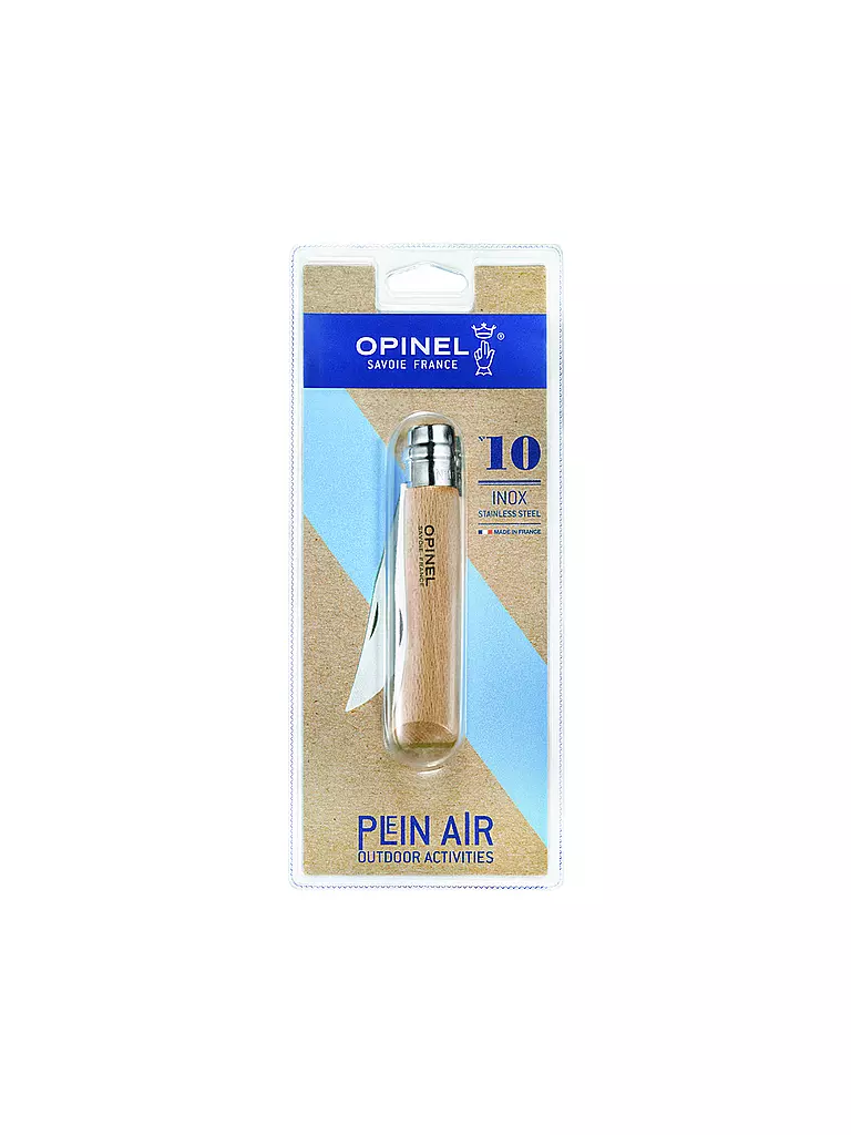 OPINEL | Messer Blister Nr.10 Stainless Steel | hellbraun