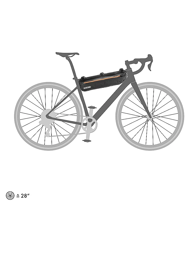 ORTLIEB Frame-Pack Toptube Oberrohrtasche 4L schwarz — Bild 3