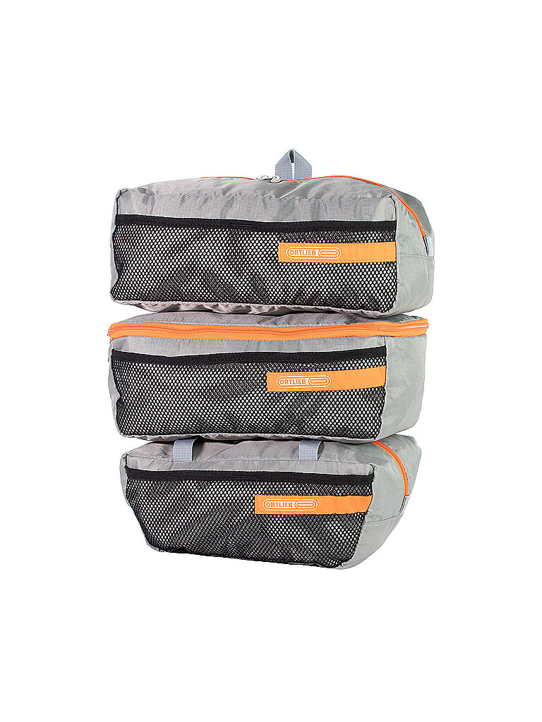 ORTLIEB Packing Cubes for Panniers 3er Set hellgrau