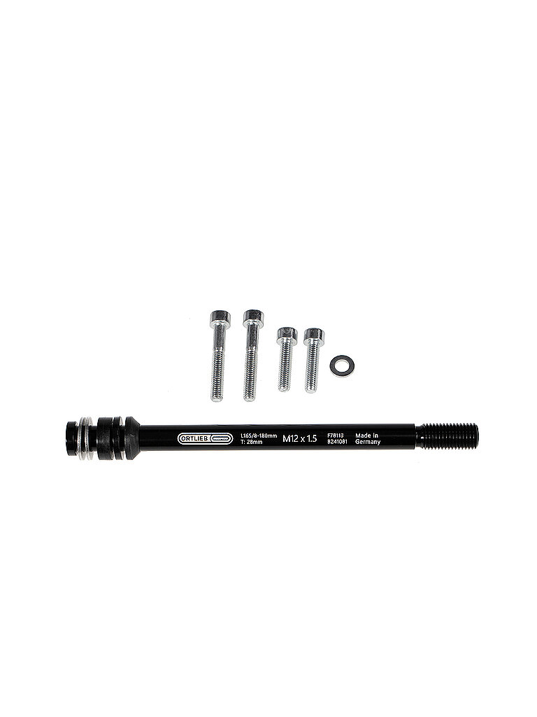 ORTLIEB Adapter Steckachse Thru Axle M6 1,5mm schwarz