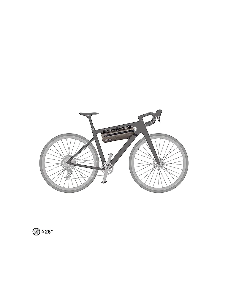 ORTLIEB Packtasche Frame-Pack Toptube 4L camel — Bild 3