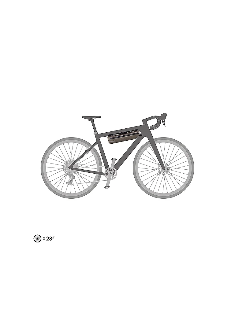 ORTLIEB Packtasche Frame-Pack Toptube 3L camel — Bild 3