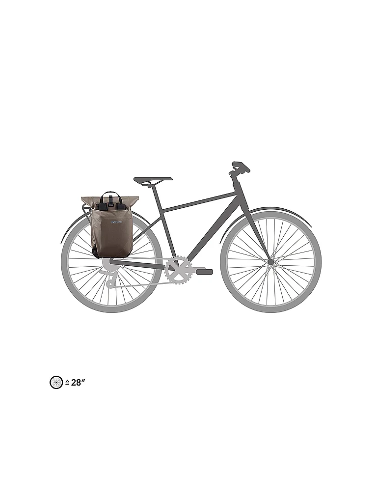 ORTLIEB Radrucksack Vario 20L braun — Bild 3