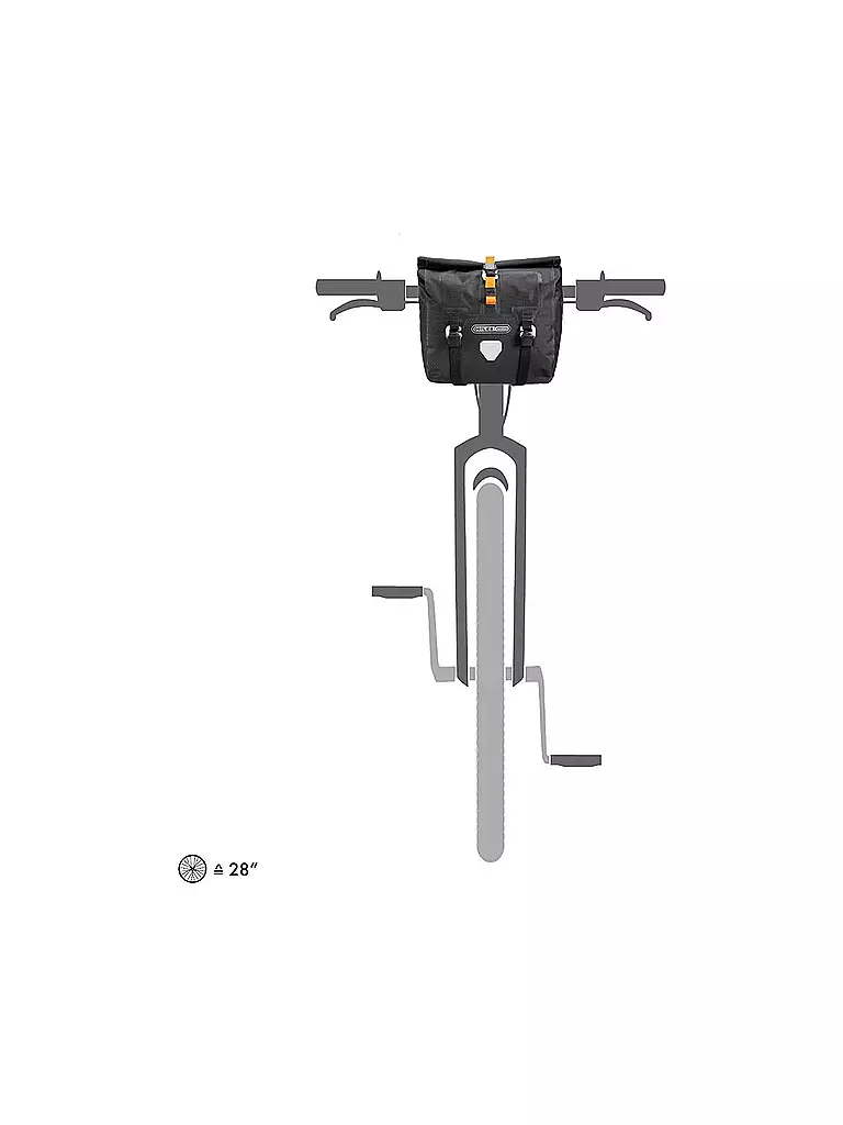 ORTLIEB | Fahrrad Lenkertasche Handlebar-Pack QR | schwarz