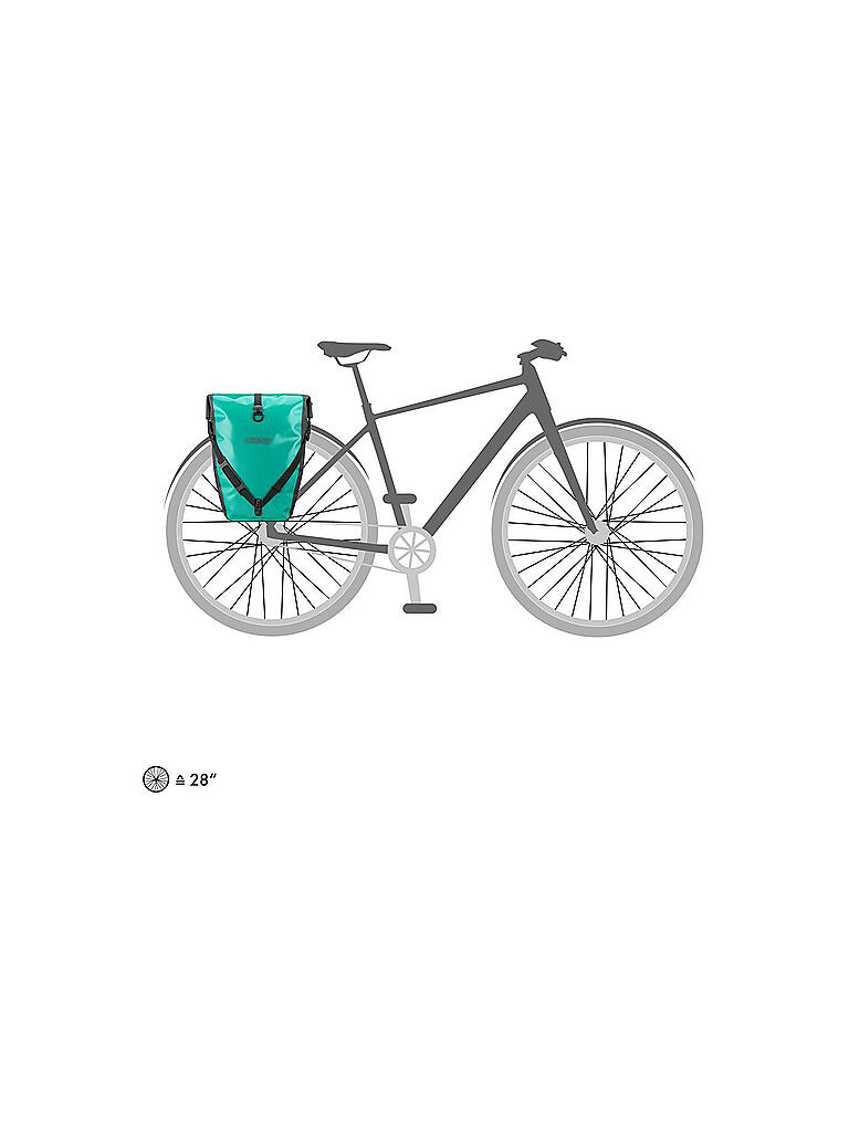ORTLIEB | Fahrrad-Packtaschen Set Back-Roller Free | grün