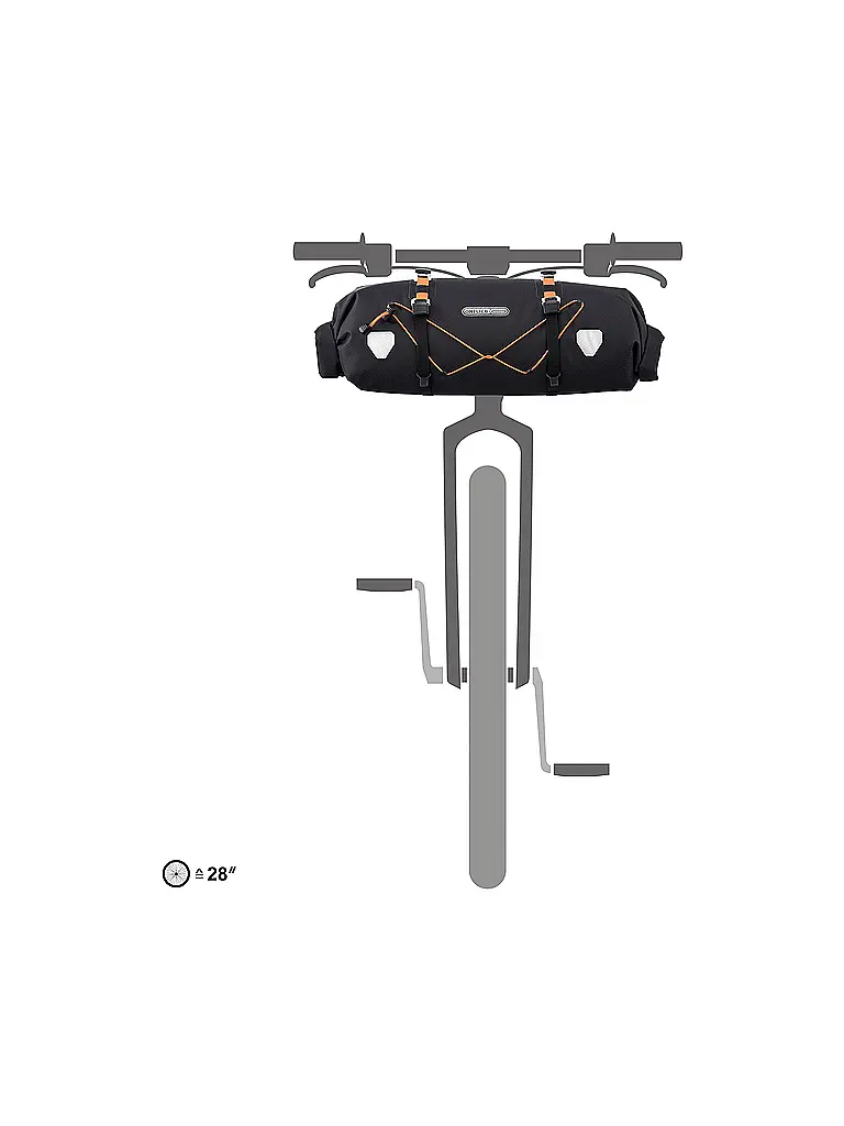 ORTLIEB | Packtasche Lenkertasche Handlebar-Pack Flex 15L | Schwarz