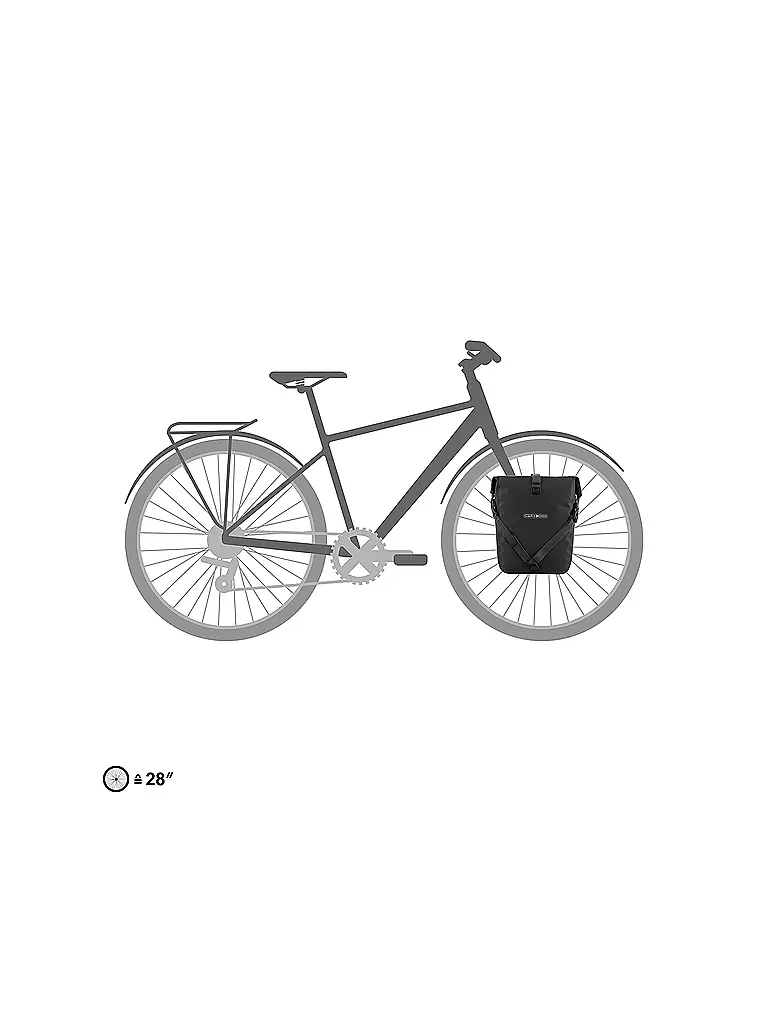 ORTLIEB | Packtasche Sport-Roller Core 14,5L | Schwarz