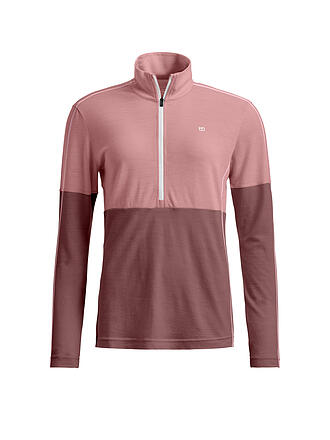ORTOVOX | Damen Unterzieh Zipshirt 185 ROCK'N'WOOL