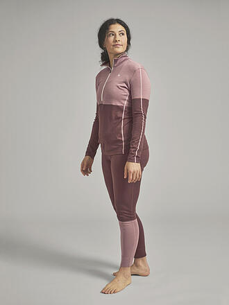 ORTOVOX | Damen Unterzieh Zipshirt 185 ROCK'N'WOOL