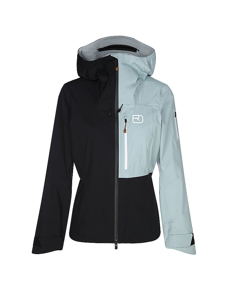 ORTOVOX Damen Tourenjacke Ortler 3L Hoodie schwarz | XS