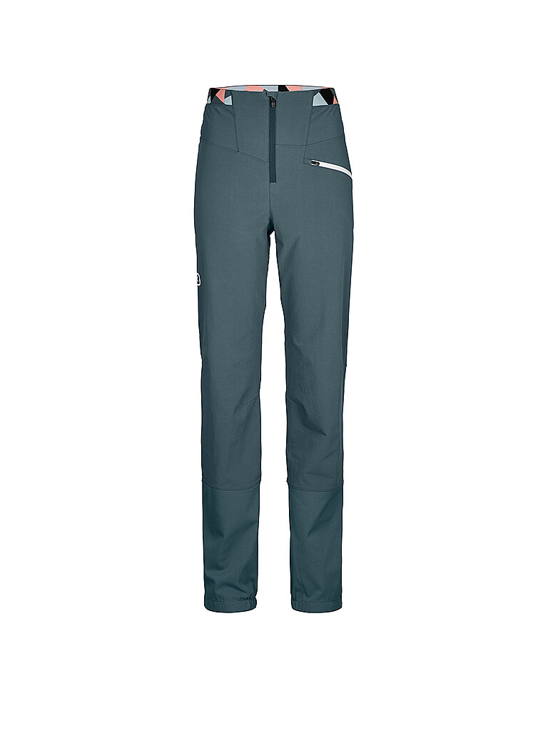 ORTOVOX Damen Touren Softshellhose Punta Berrino Stretch petrol | S