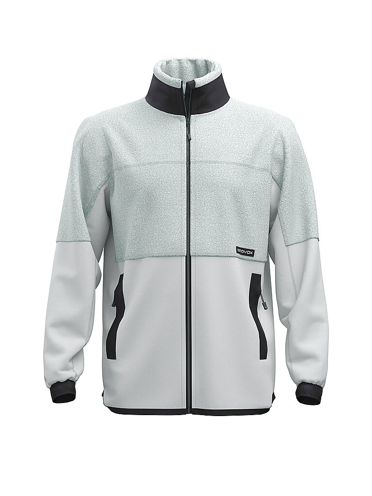 ORTOVOX Herren Fleecejacke Teddy hellgrau | S