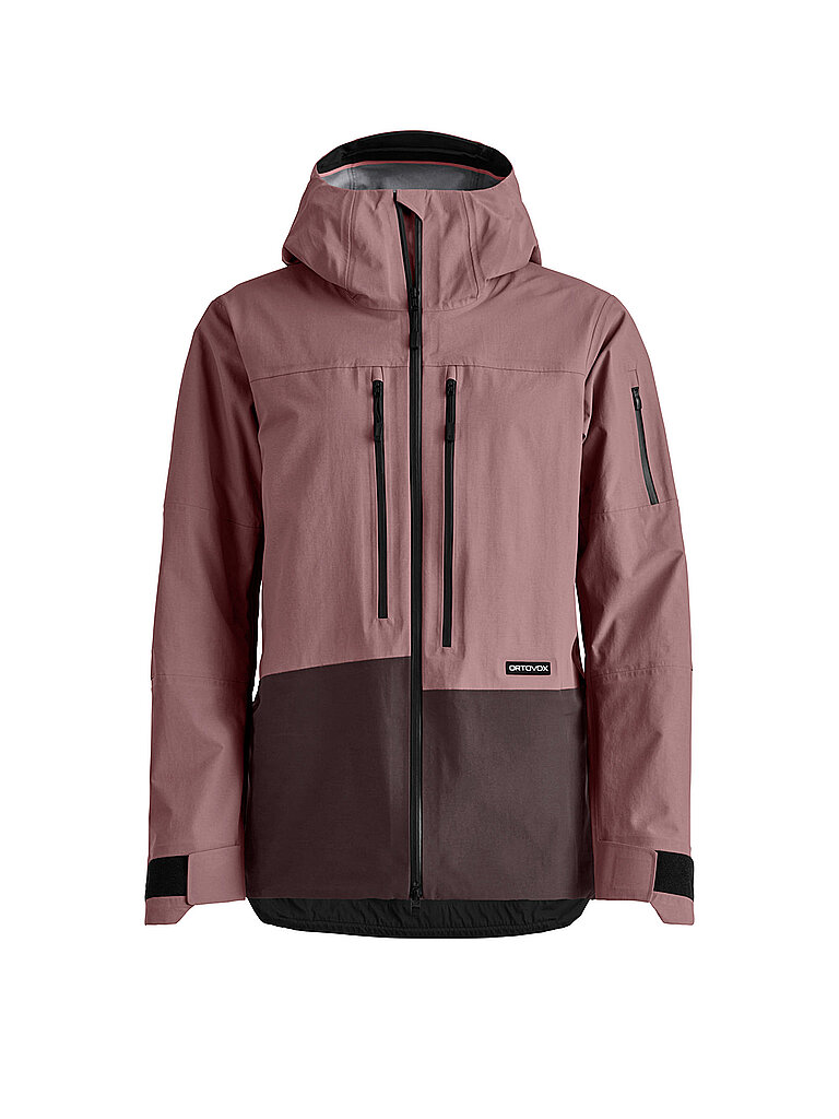 ORTOVOX Damen Tourenjacke Ravine Free 3L Hoodie rosa | XL