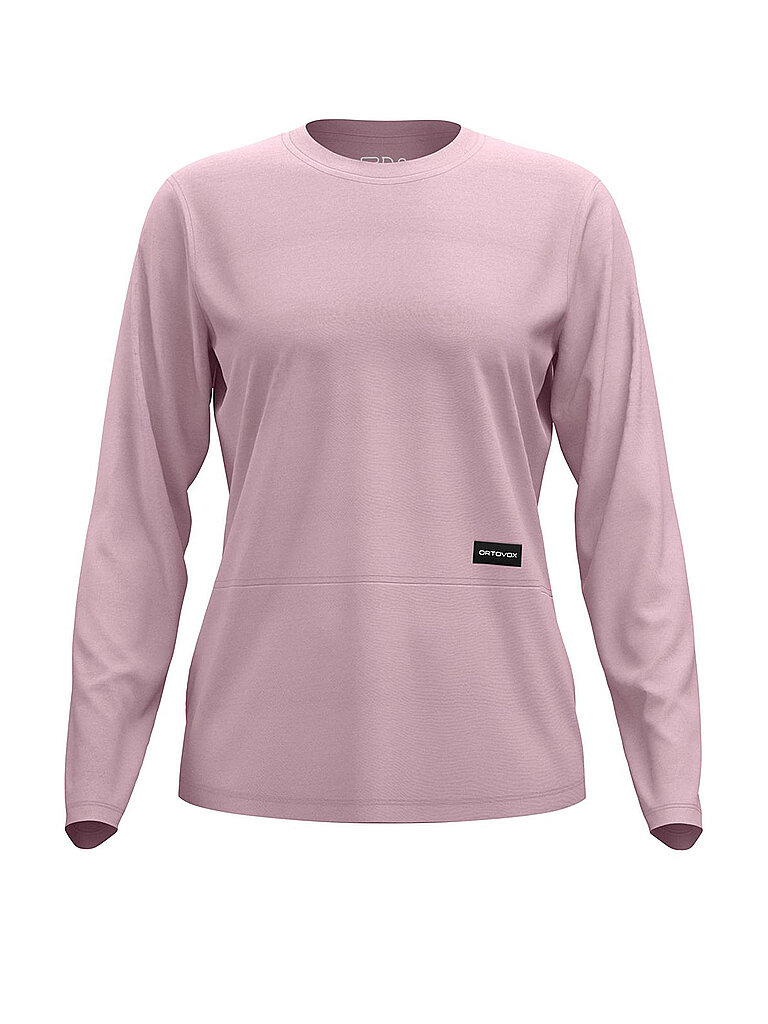 ORTOVOX Damen Funktionsshirt Patch 185 Merino rosa | S