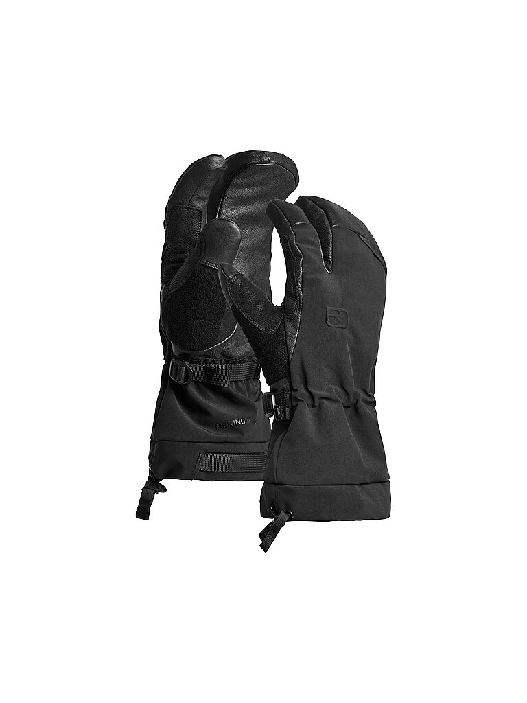 ORTOVOX Herren Handschuhe Freeride 3 Finger schwarz | S