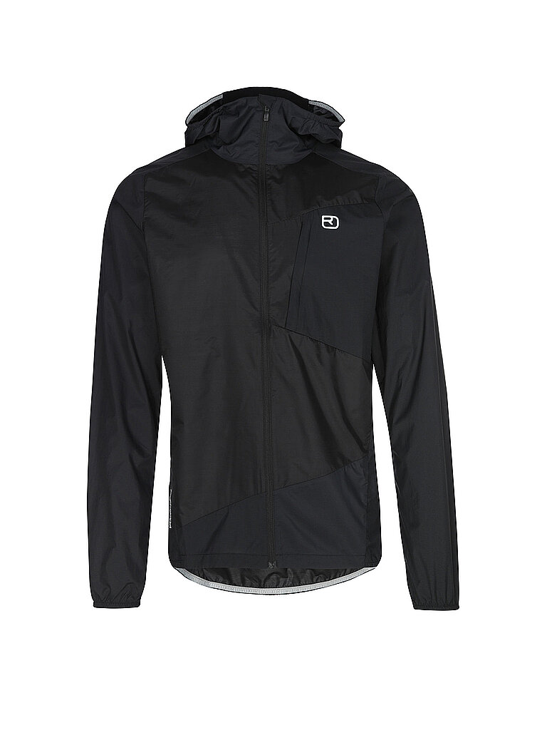 ORTOVOX Herren Windjacke Trace Hoodie schwarz | L