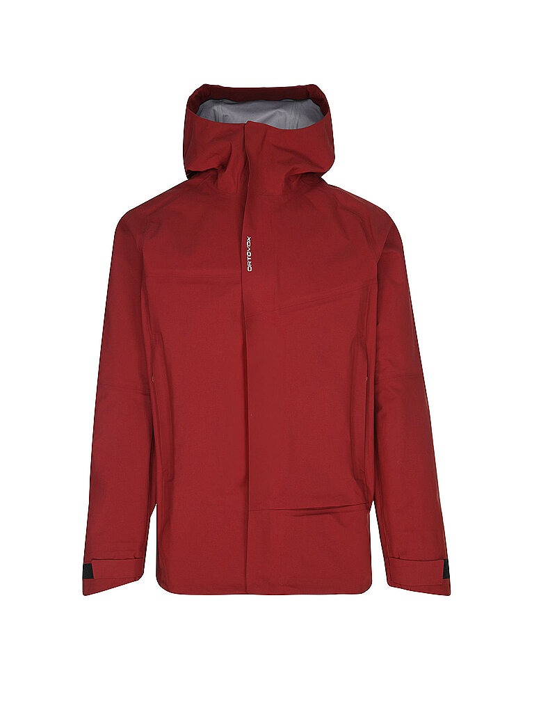 ORTOVOX Herren Jacke Seceda 3L Hoodie dunkelrot | M