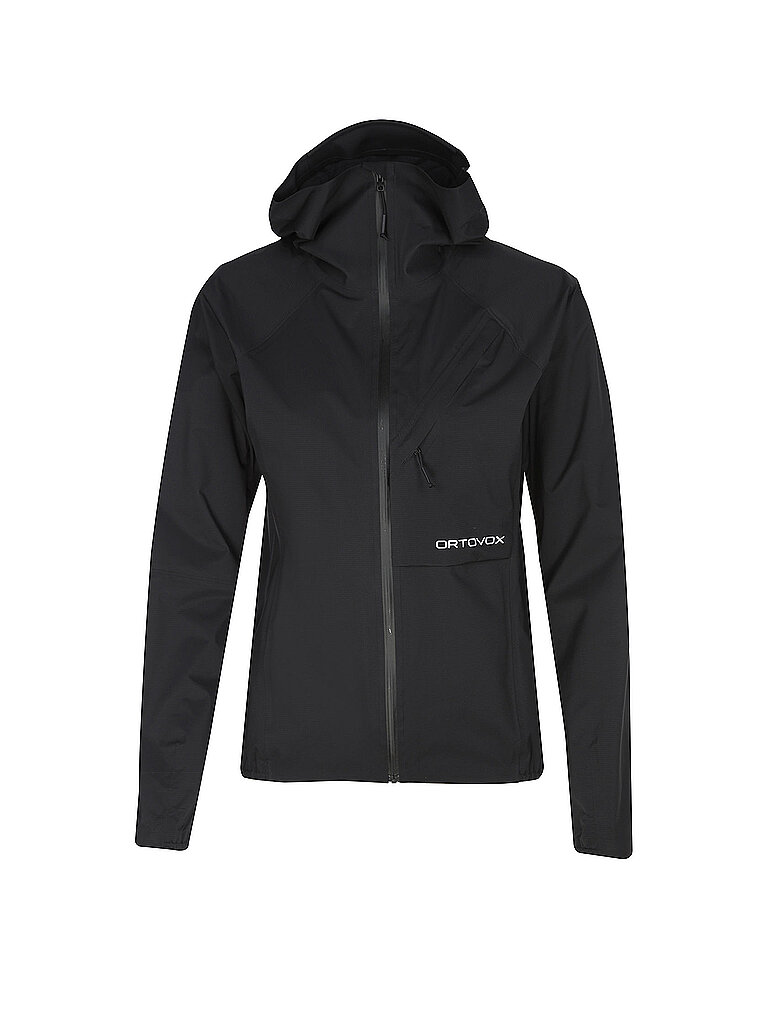 ORTOVOX Damen Wanderjacke Trace 2.5L Hoodie schwarz | M