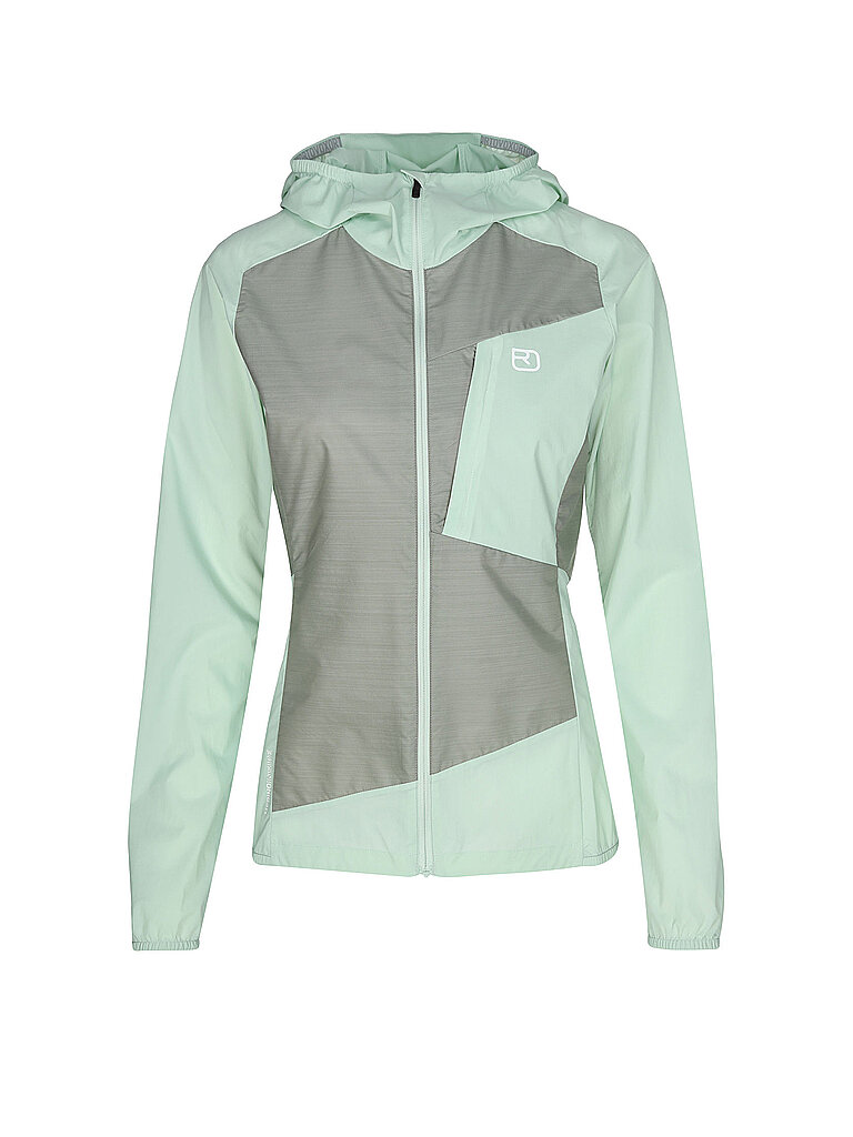 ORTOVOX Damen Windjacke Trace Hoodie hellgrün | S