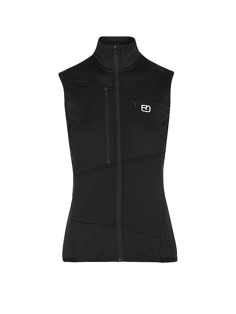 ORTOVOX Damen Fleeceweste Fleece Grid schwarz | S