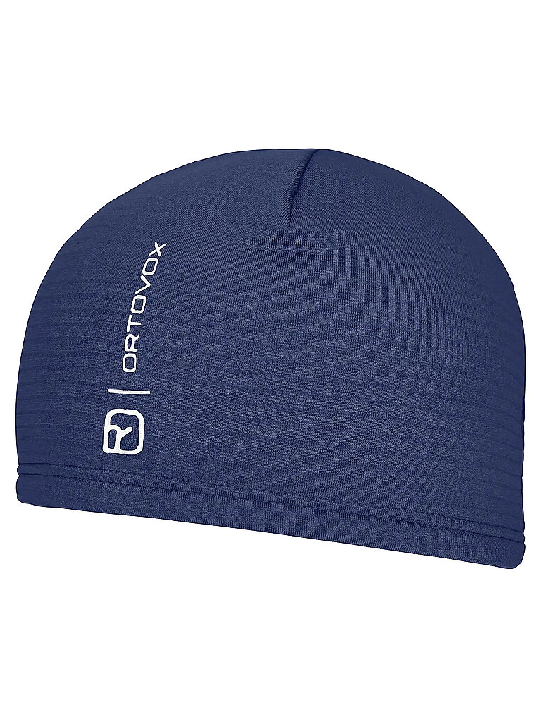 ORTOVOX Mütze Fleece Grid dunkelblau
