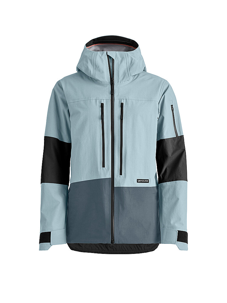ORTOVOX Damen Tourenjacke Ravine Free 3L Hoodie hellblau | XL