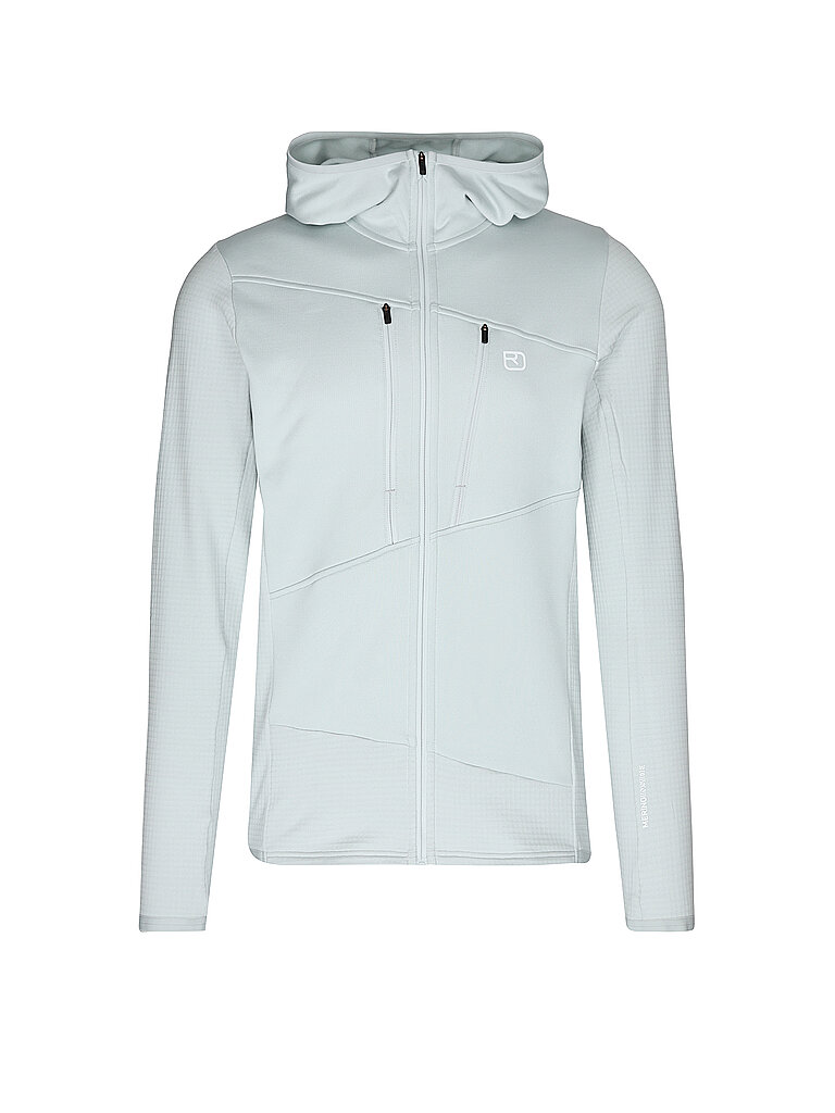 ORTOVOX Herren Fleecejacke Grid Hoodie hellgrau | S