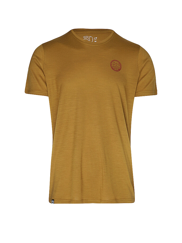 ORTOVOX Herren Funktionsshirt Badge Merino senf | XXL