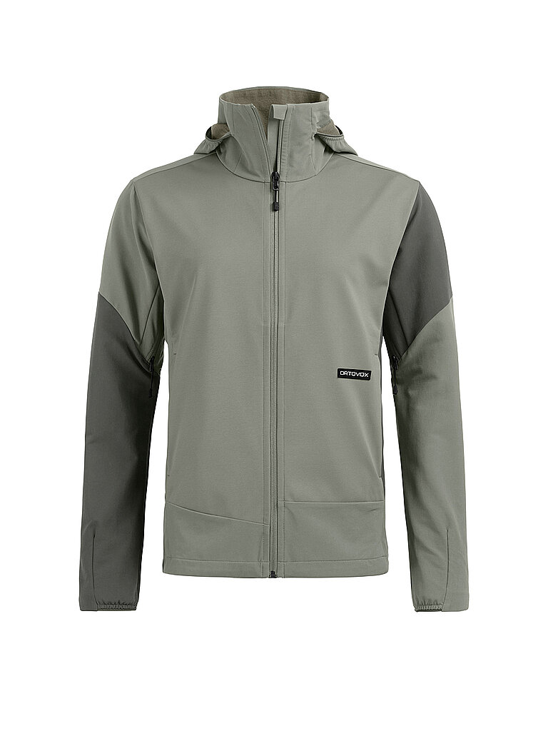 ORTOVOX Damen Touren Softshelljacke Ortler Plus Windstopper Hoodie grau | XS