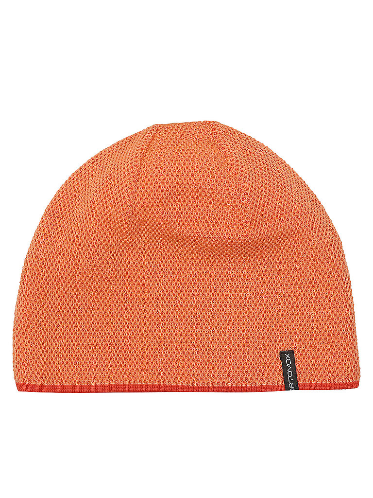 ORTOVOX Mütze Merino Logo Knit orange