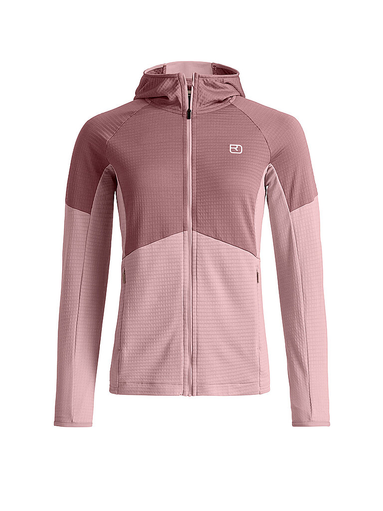 ORTOVOX Damen Fleecejacke Light Grid rosa | L