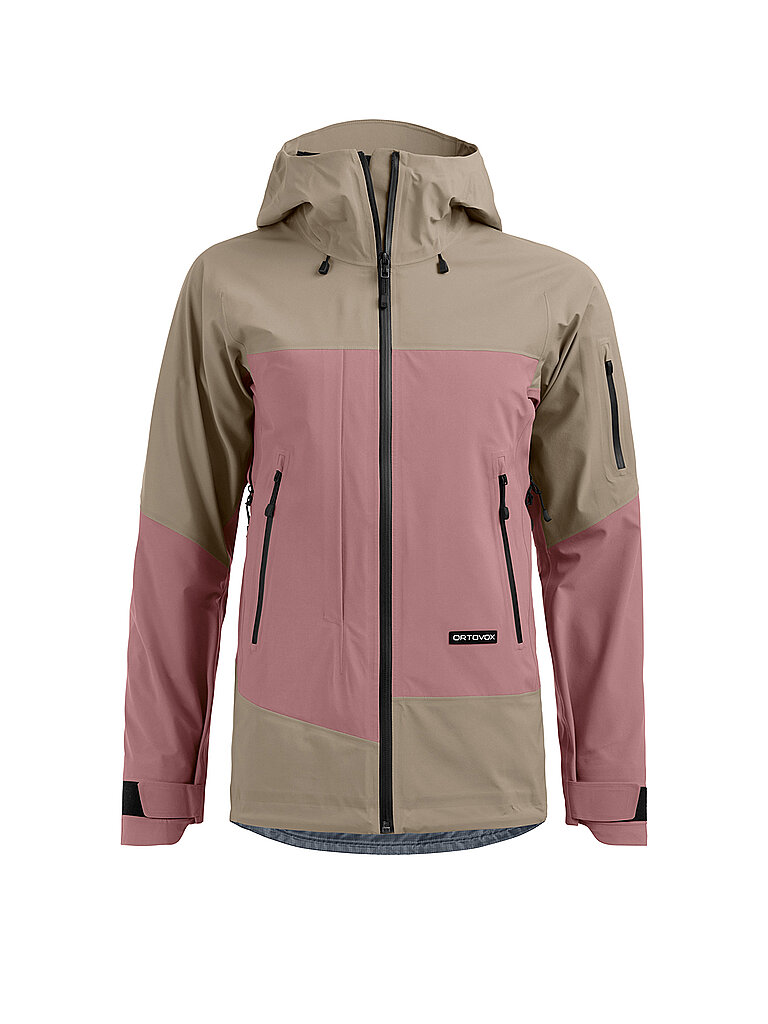 ORTOVOX Damen Tourenjacke Ortler GTX Hoodie rosa | S